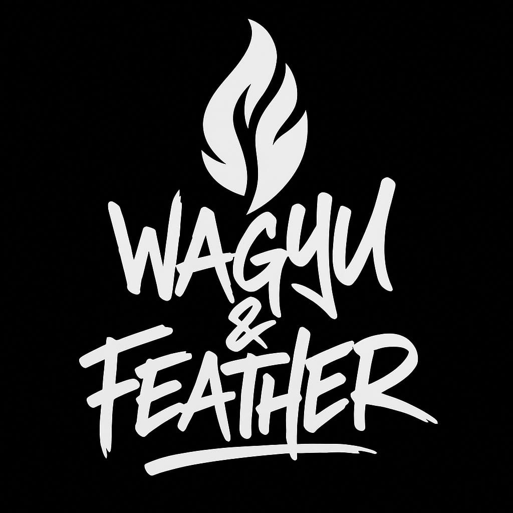 Wagyu and Feather Logo